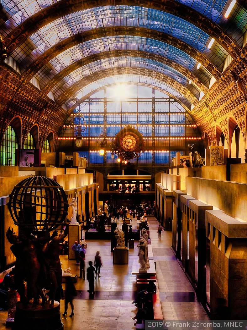 Museum d'Orsay at about sunset by Frank Zaremba, MNEC