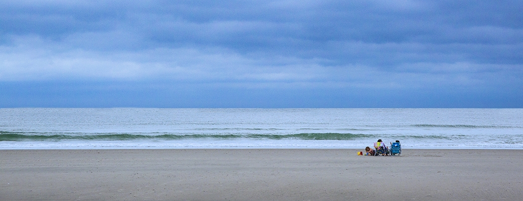 Nantasket Beach on a Cloudy Day by Ian Veitzer