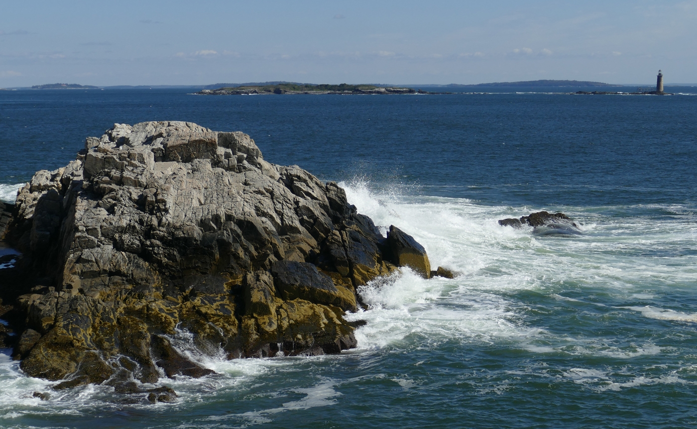 Near Nubble Light by Bruce Metzger