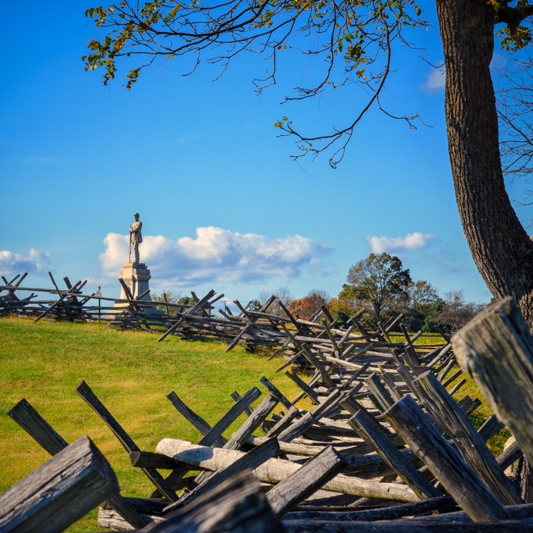 Near the Bloody Lane at Antietam by Bill Payne