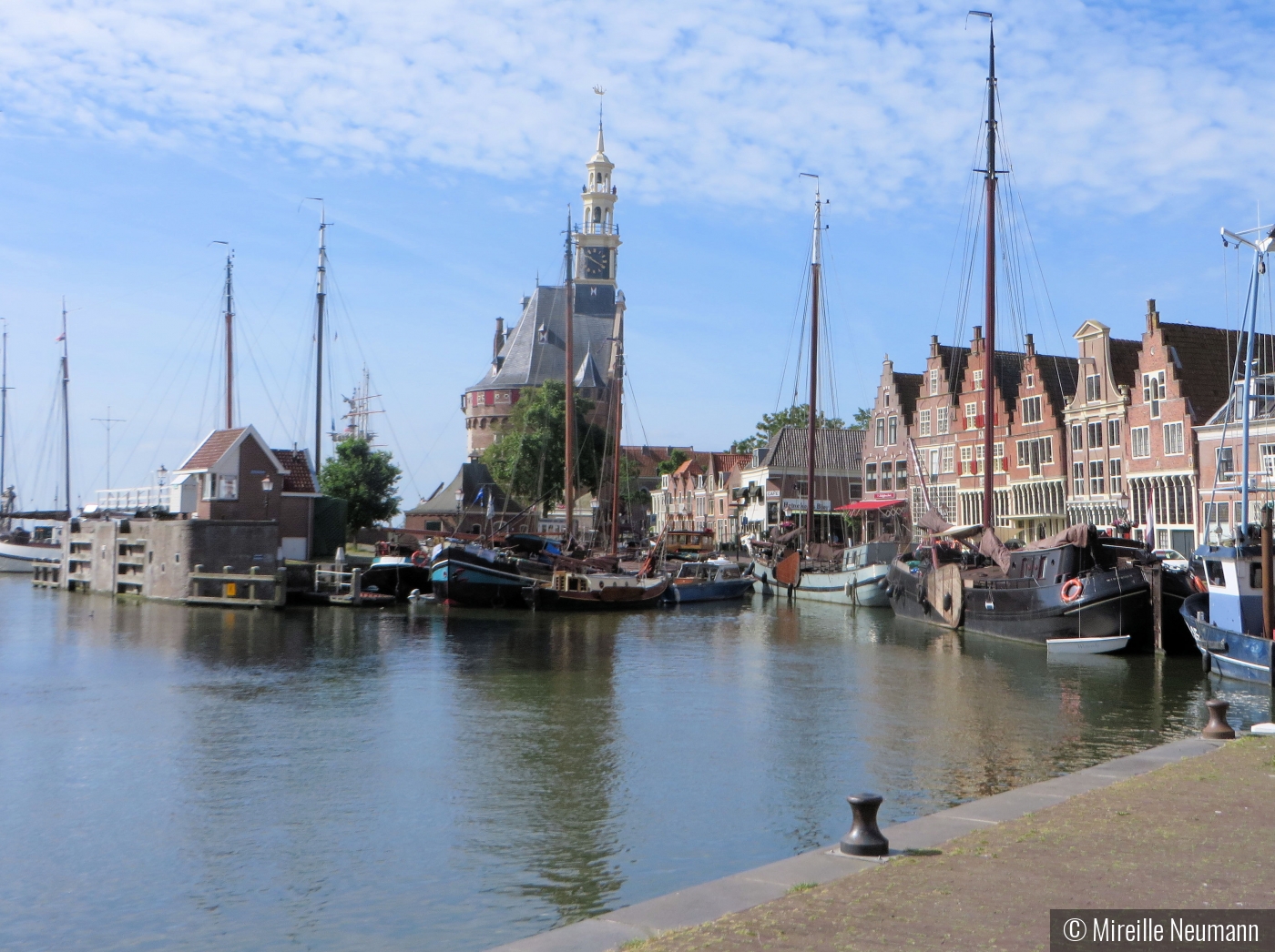 Old Harbor in Hoorn by Mireille Neumann