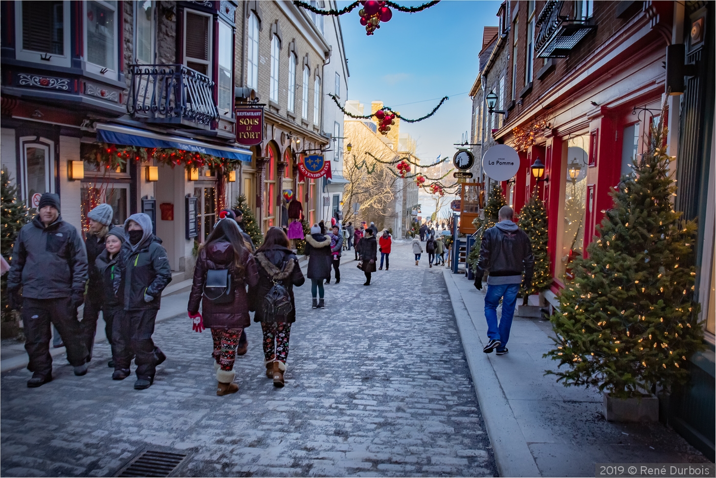 Old Quebec City by René Durbois