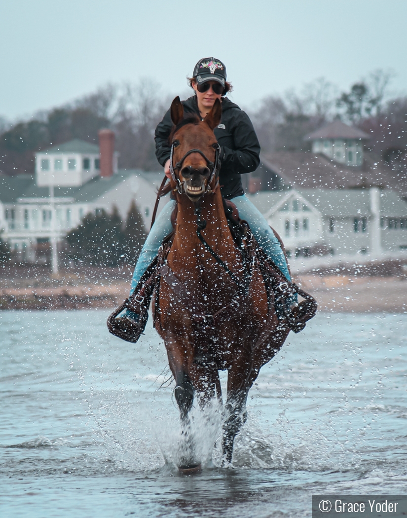 On the Beach by Grace Yoder