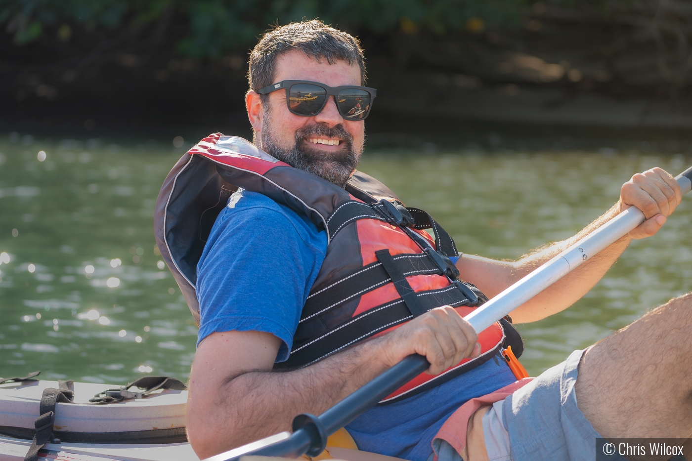 paddling around by Chris Wilcox