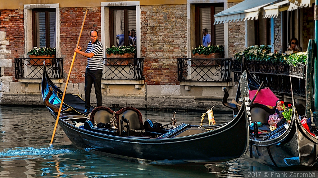 Parking his Gondola by Frank Zaremba