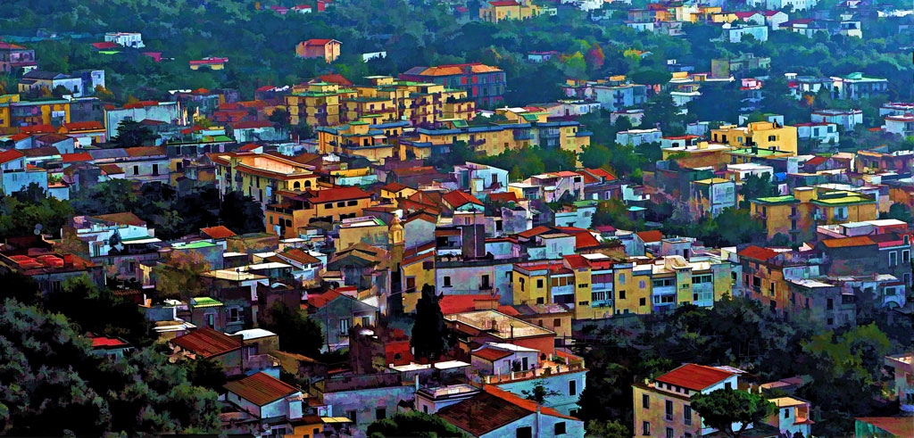 Positano italy Coast by Alene Galin