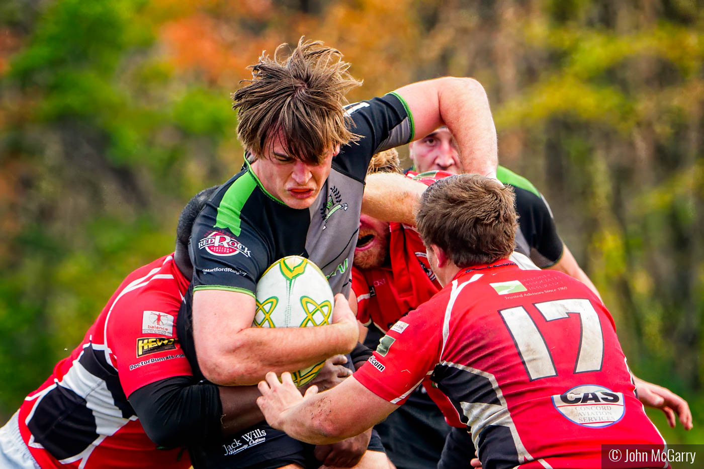 Red Jerseys Converge by John McGarry