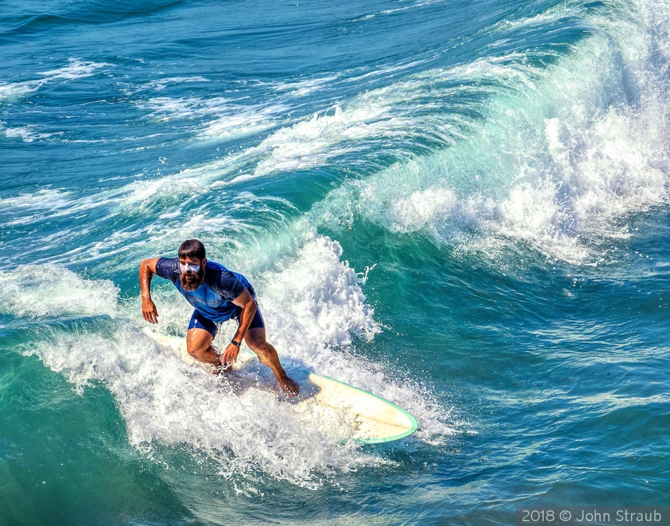 Ride on the Rolling Surf by John Straub