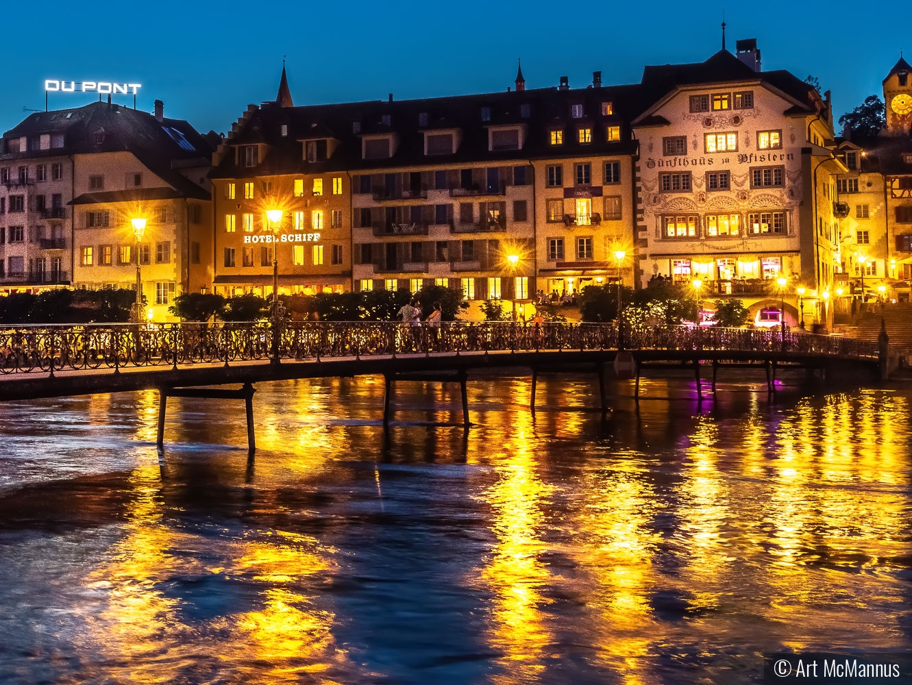 River Reuss Reflections by Art McMannus