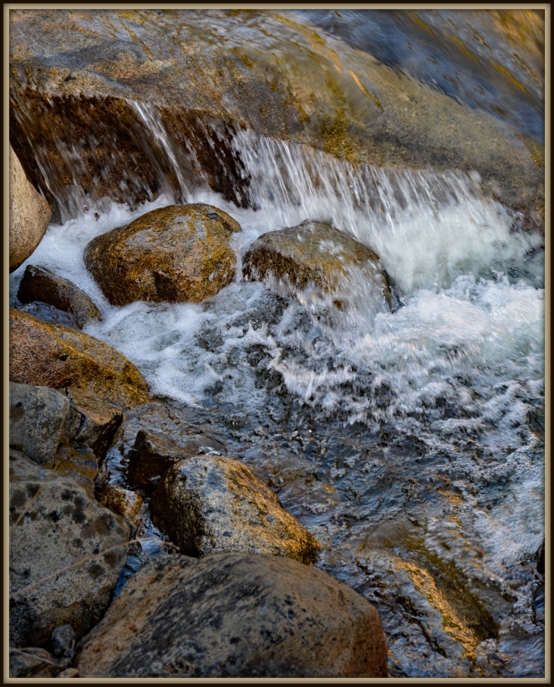 river running by Ginny Thibodeau