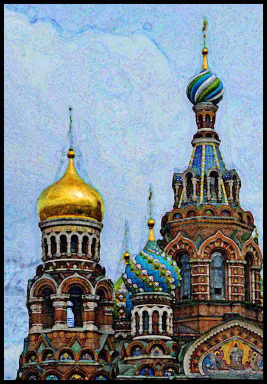 Russian Church Of The Resurrection by Lou Norton