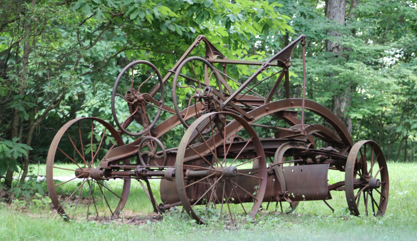 Rusty relic Rock City Park NY by Harold Grimes