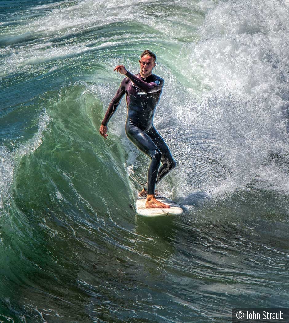 San Diego Surfer Dude by John Straub