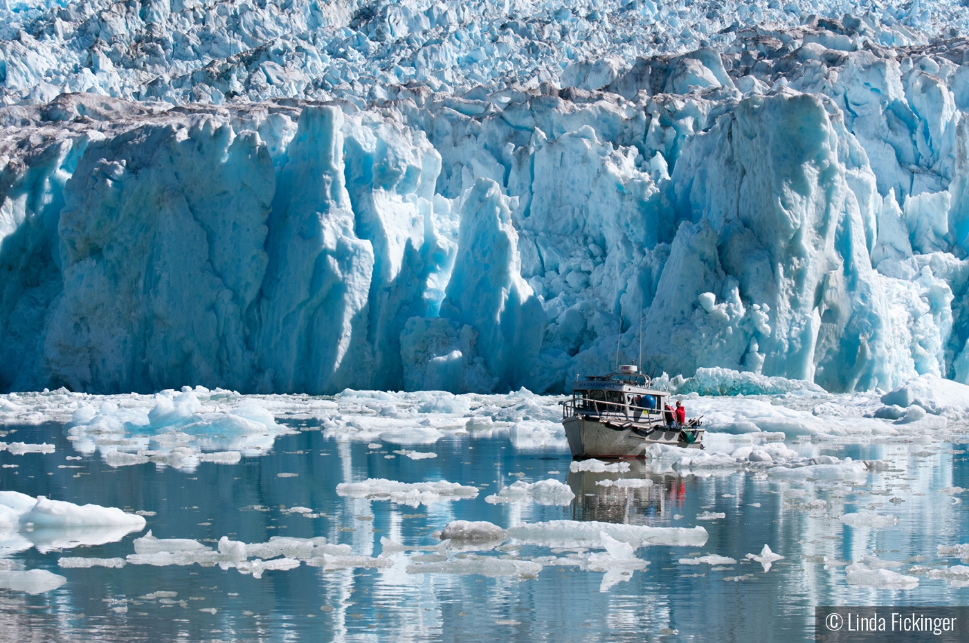 Sawyer Glacier by Linda Fickinger