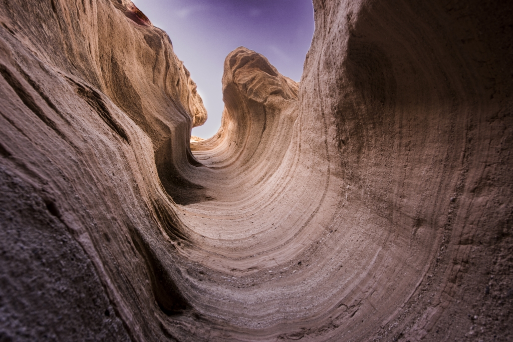 Slot Canyon Upward View by Peter Rossato