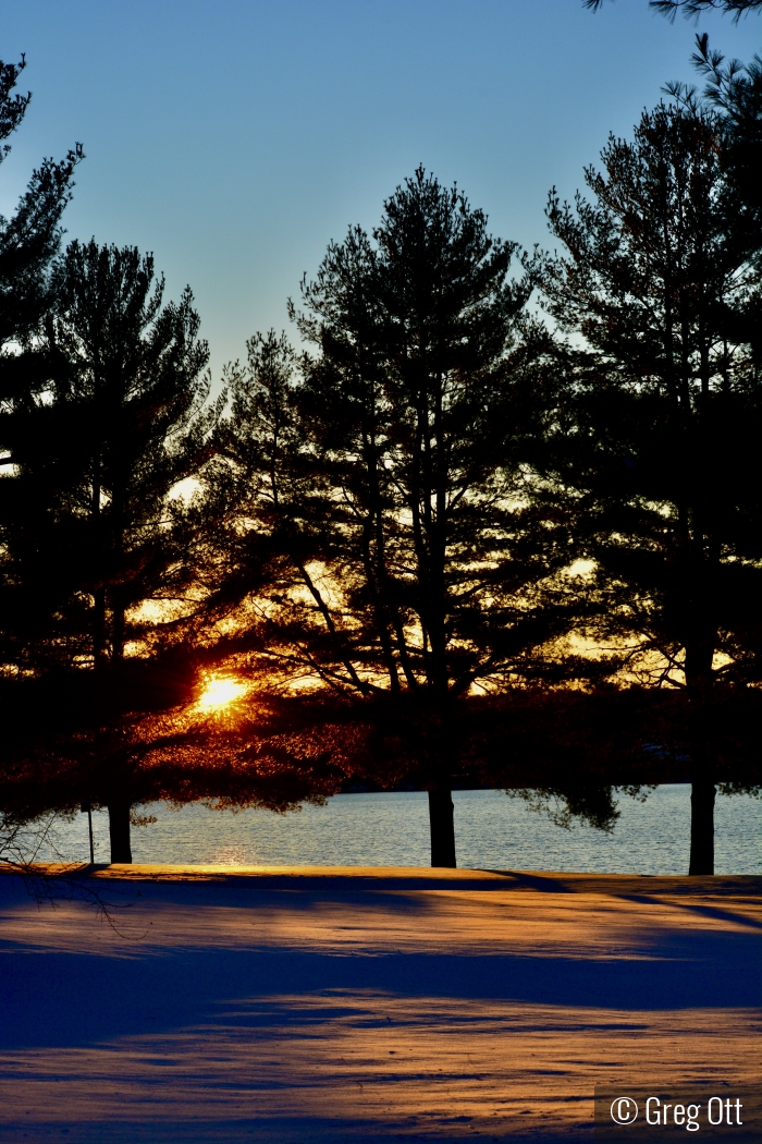 Snowy Sunset 2020 by Greg Ott