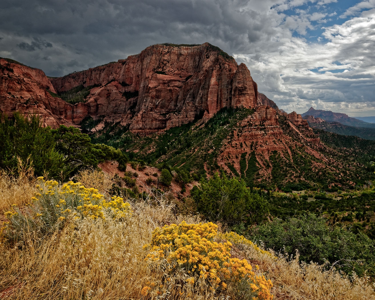 Storm Clouds at Kolub Canyon by John McGarry