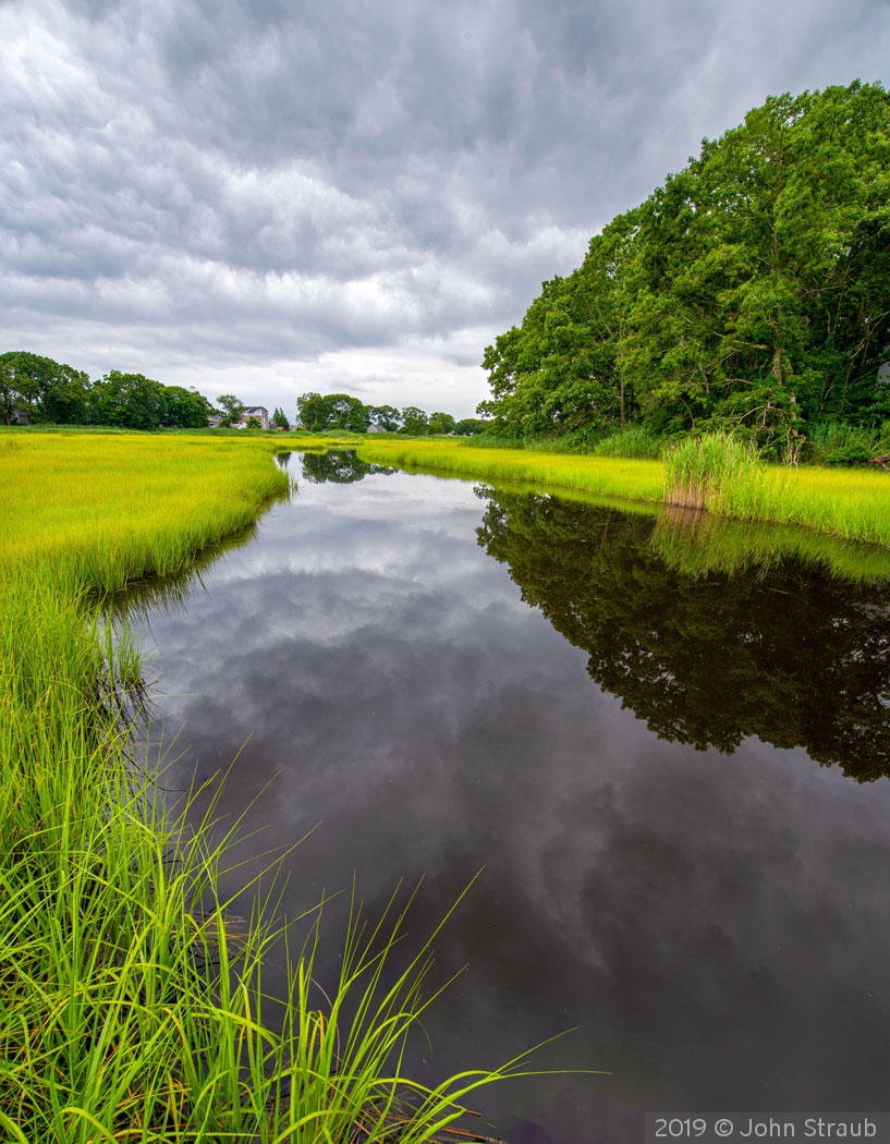 Storm Clouds Over the Saltmarsh by John Straub