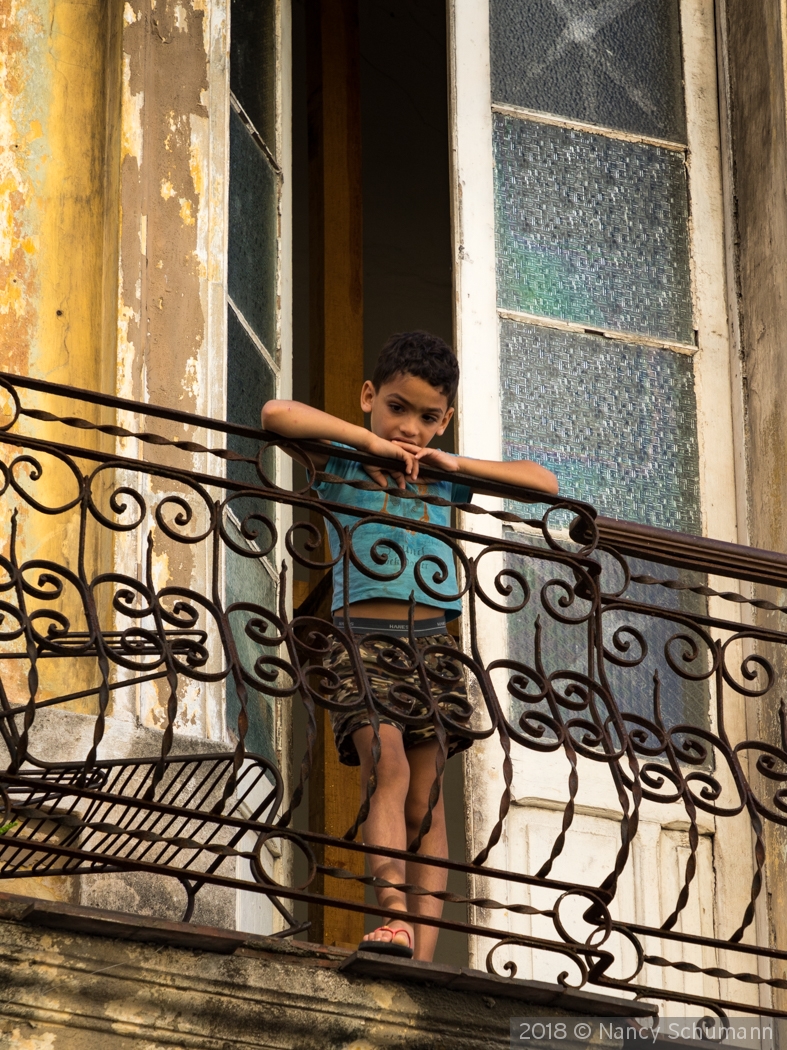 Street gazing by Nancy Schumann