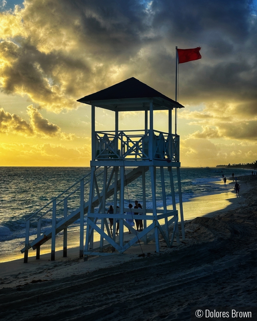 Sunrise in Punta Cana by Dolores Brown