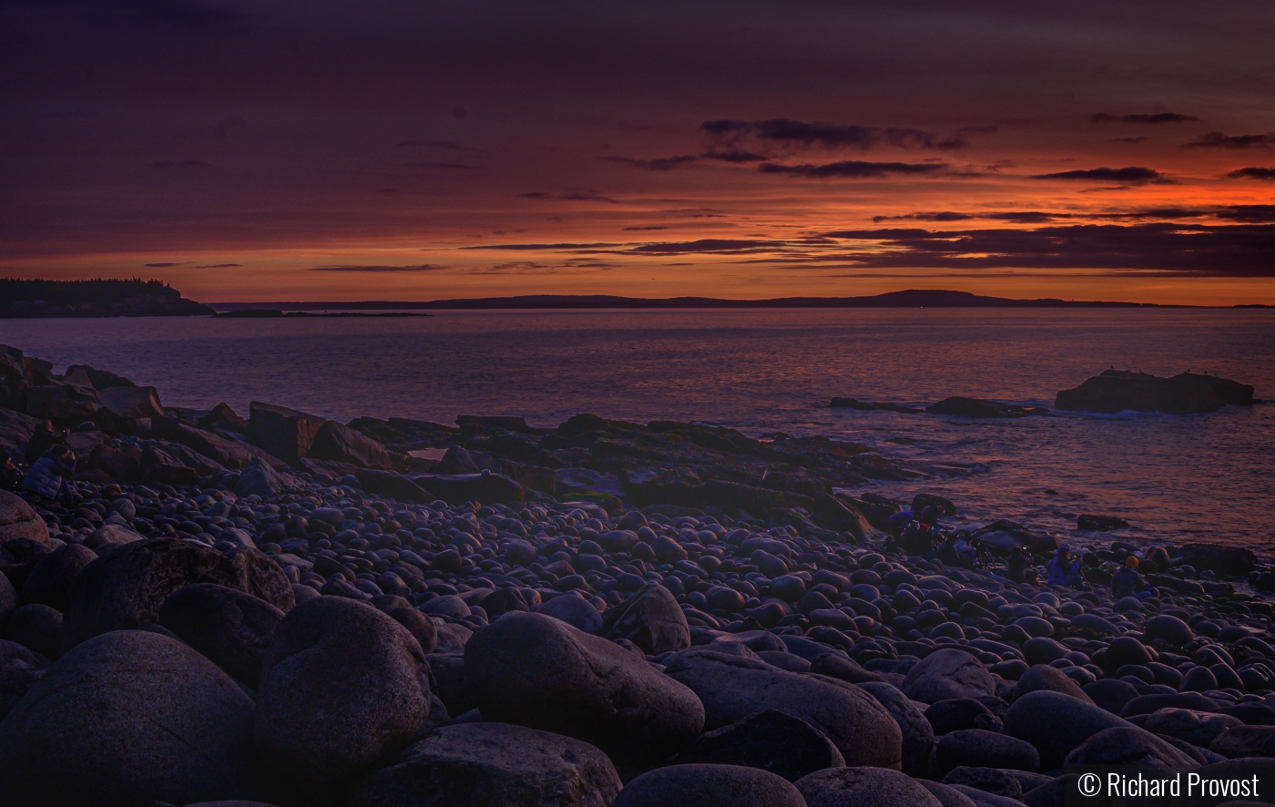 Sunrise on Pebble Beach by Richard Provost