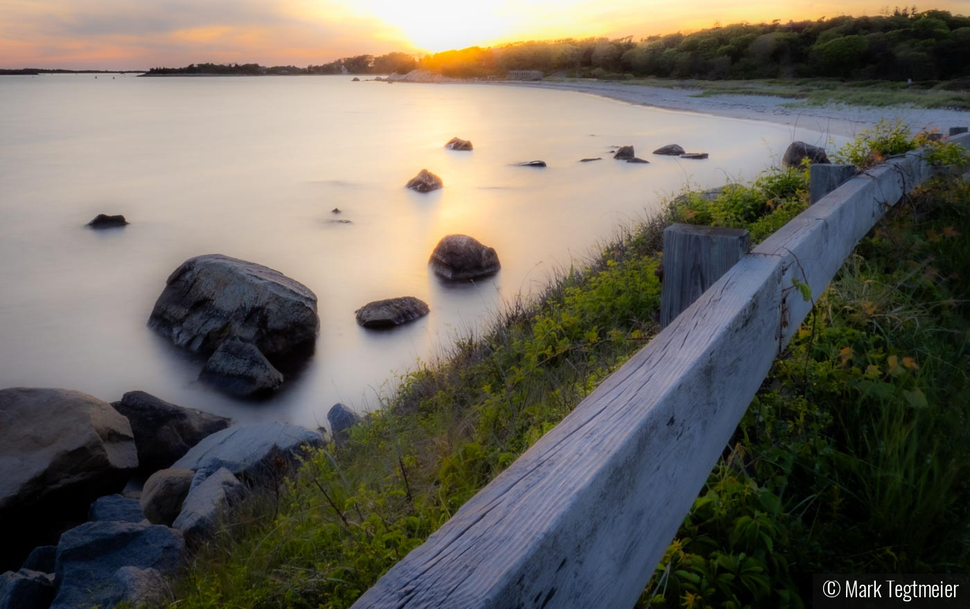 Sunset at Nobska Beach by Mark Tegtmeier