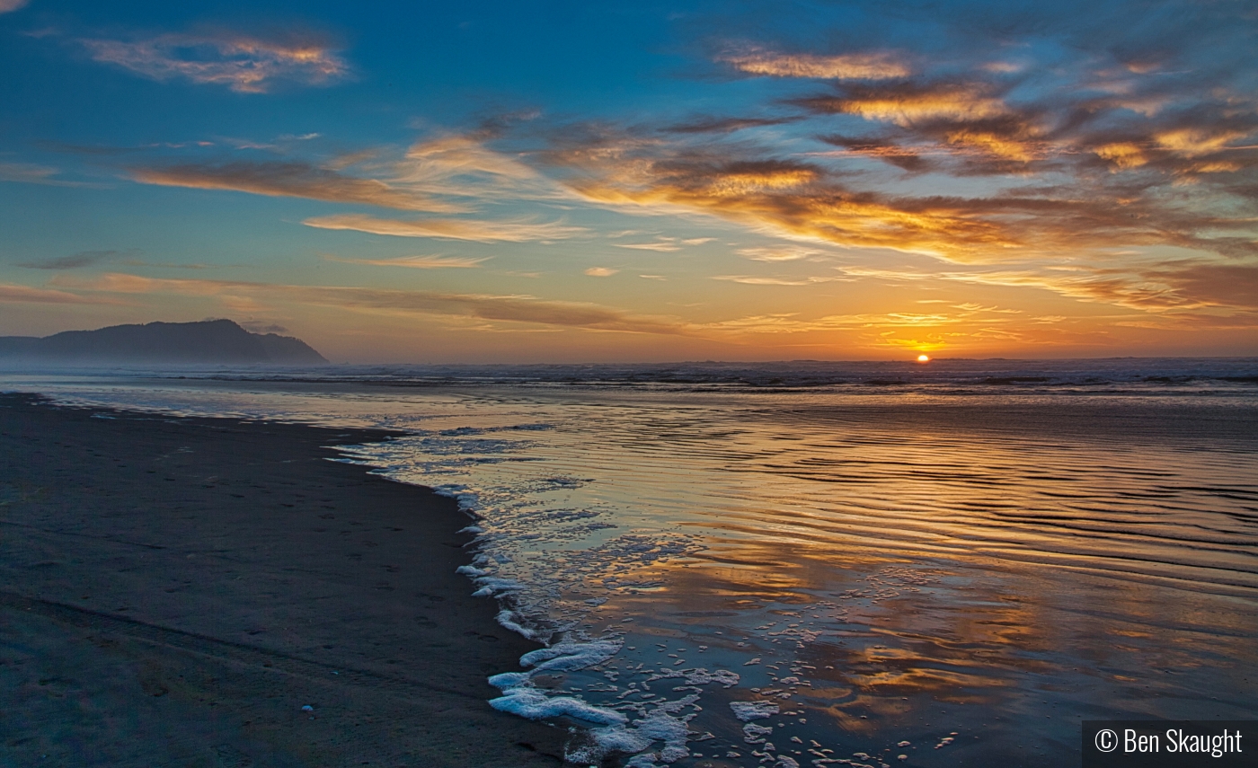 Sunset by Tillamook Head by Ben Skaught