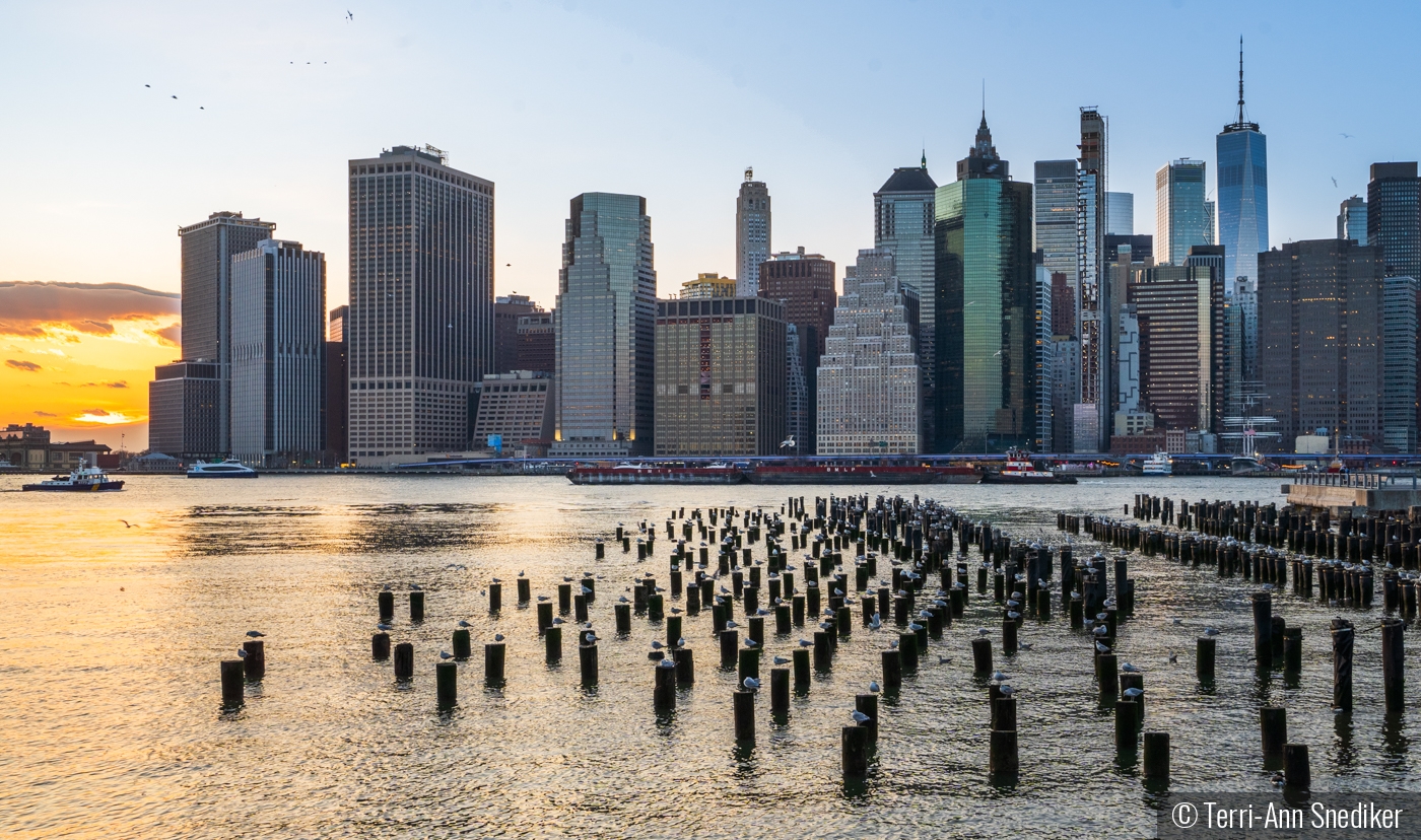 Sunset in New York by Terri-Ann Snediker