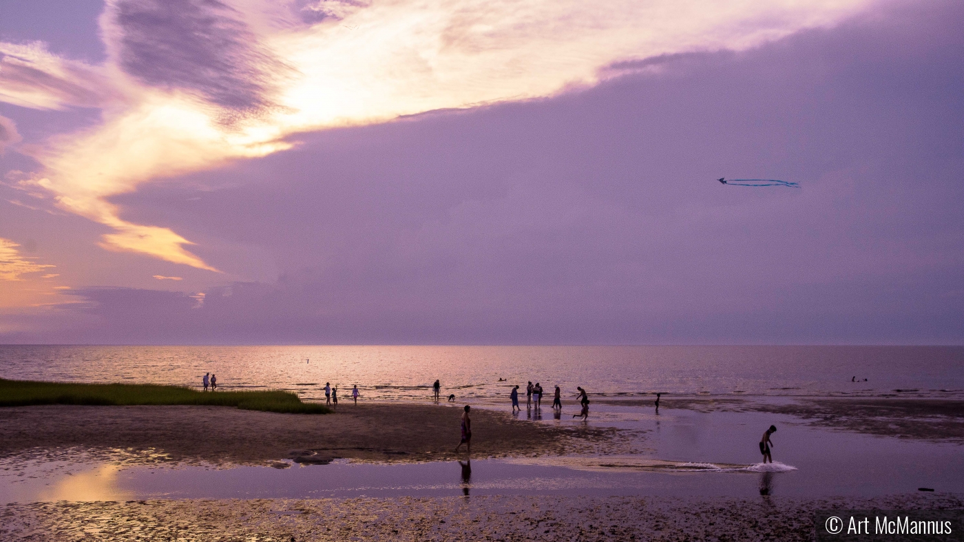 Sunset on Cape Cod Bay by Art McMannus