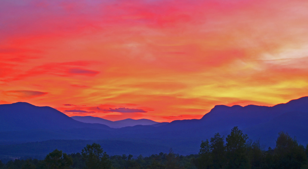 Sunset Over Tumbledown by Lee Wilcox