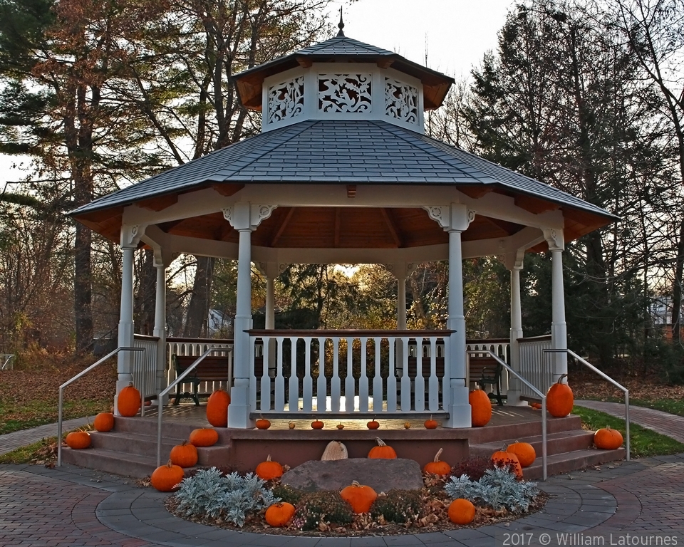 Tariffville Gazebo by William Latournes