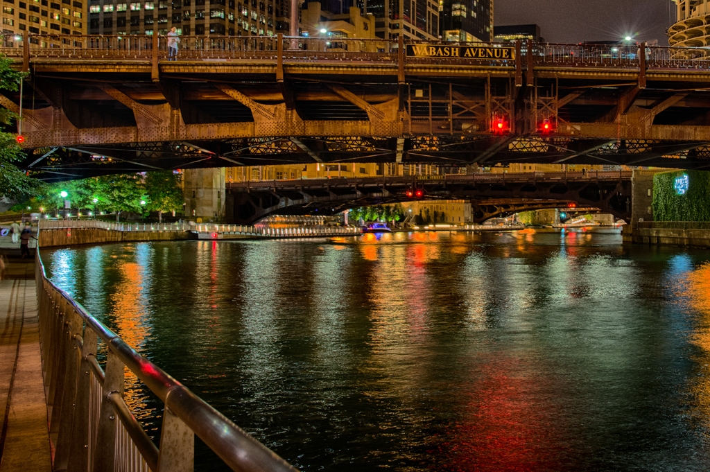 The Chicago Riverwalk by Bill Payne