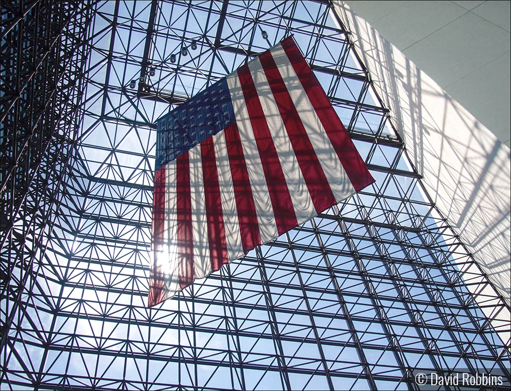 The JFK Library entrance by David Robbins