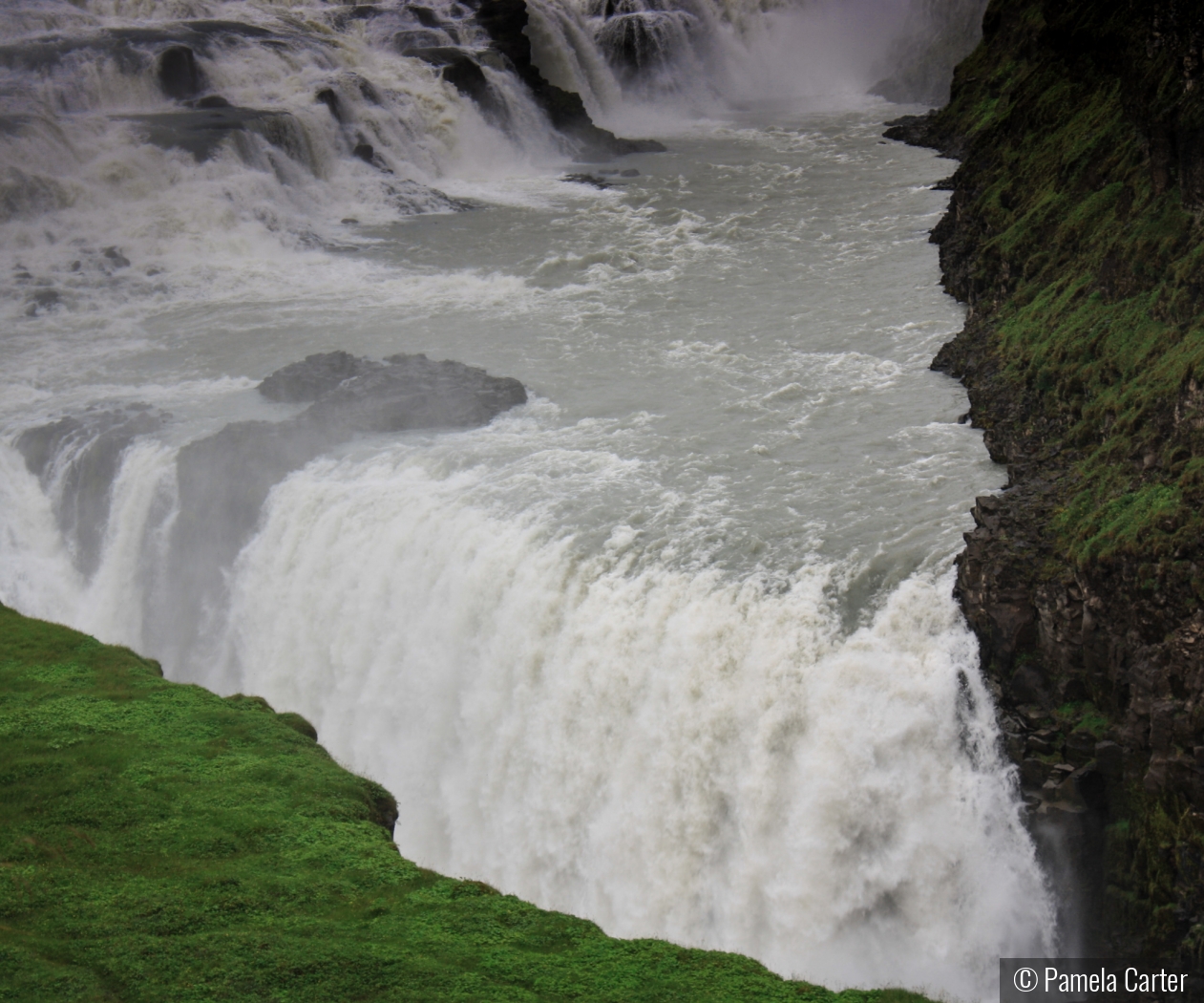 Thundering Waterfall by Pamela Carter