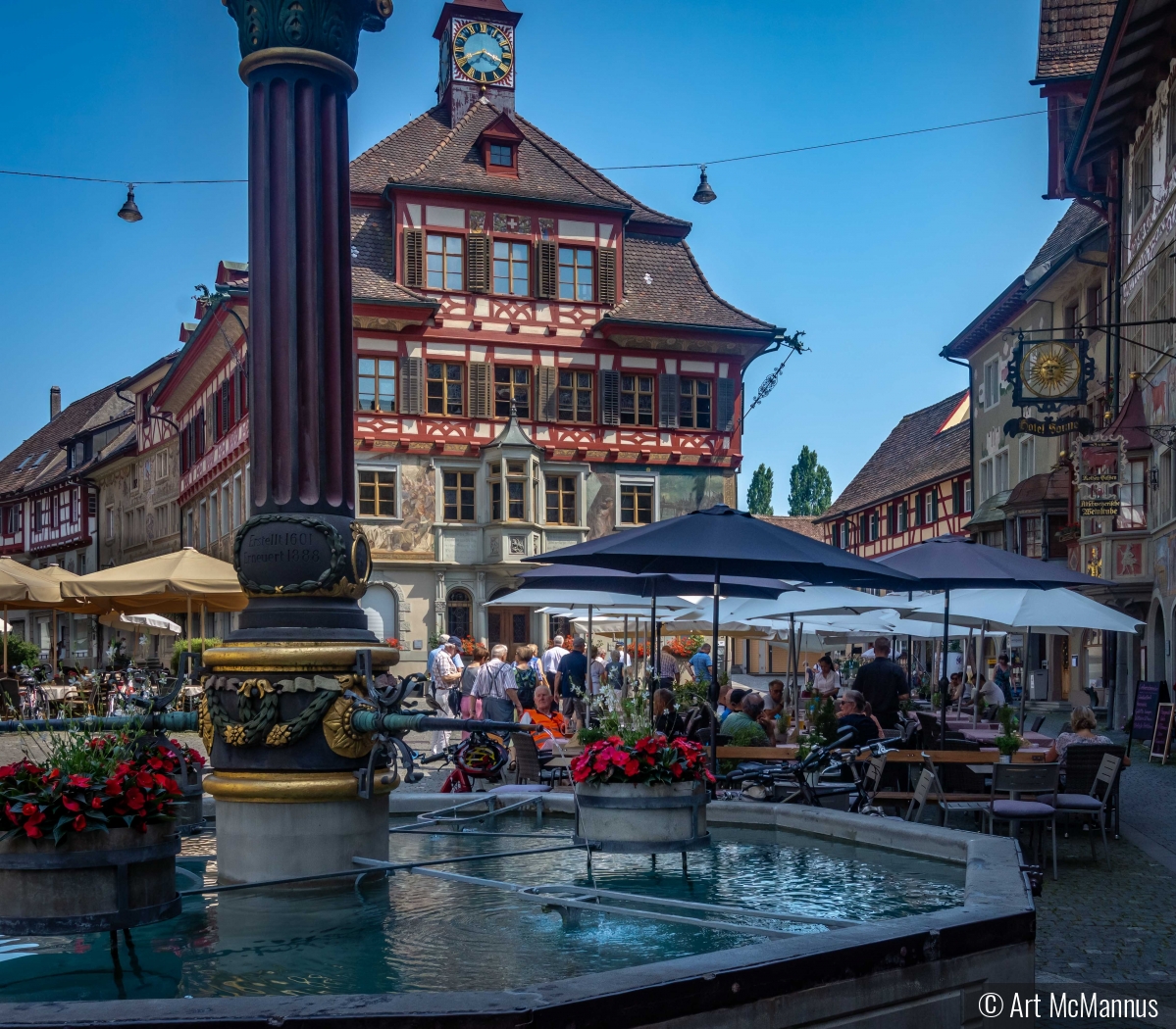 Town Center - Germany by Art McMannus