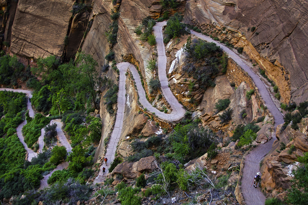 Trail toAngel's Landing, Zion National Park by Nancy Schumann