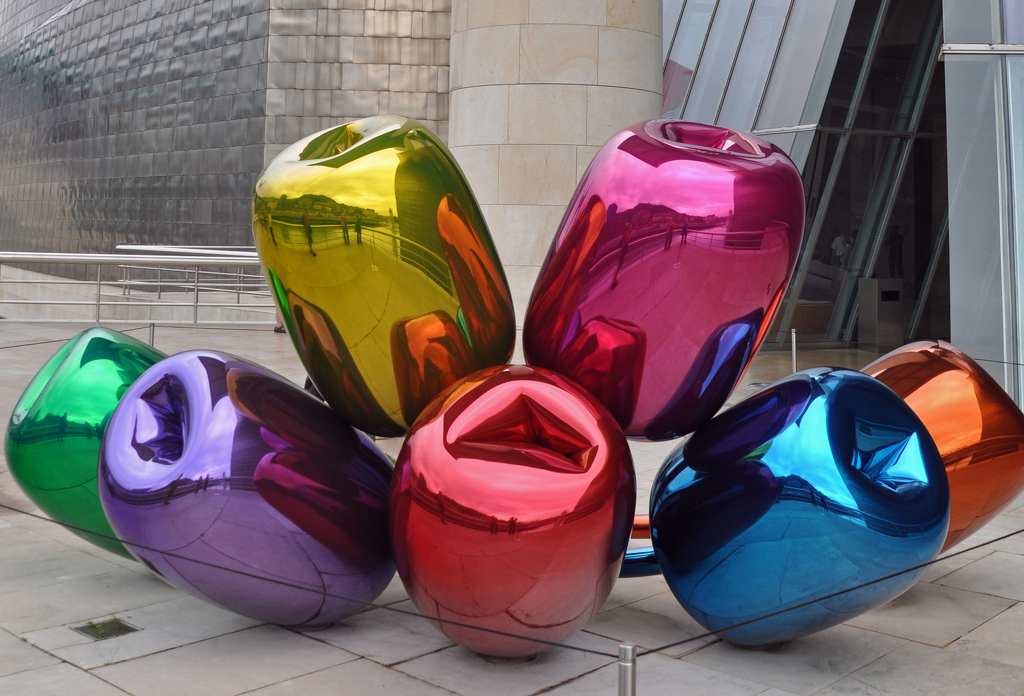 Tulips - Bilbao Guggenheim by Susan Case