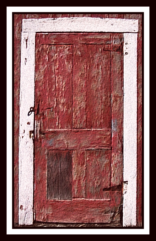 Tullers Barn Door by Bruce Metzger