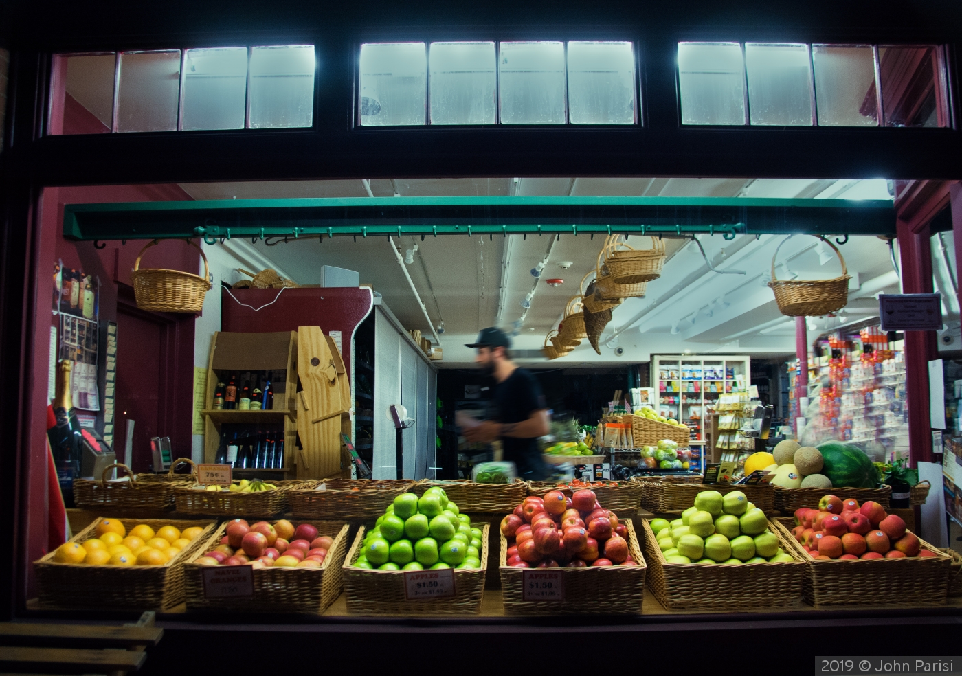 vegies at night by John Parisi