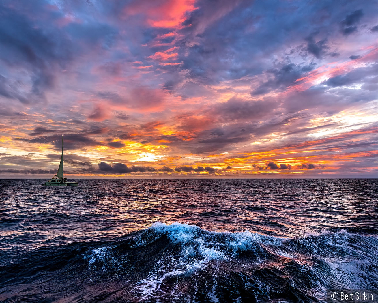 View from the bow by Bert Sirkin