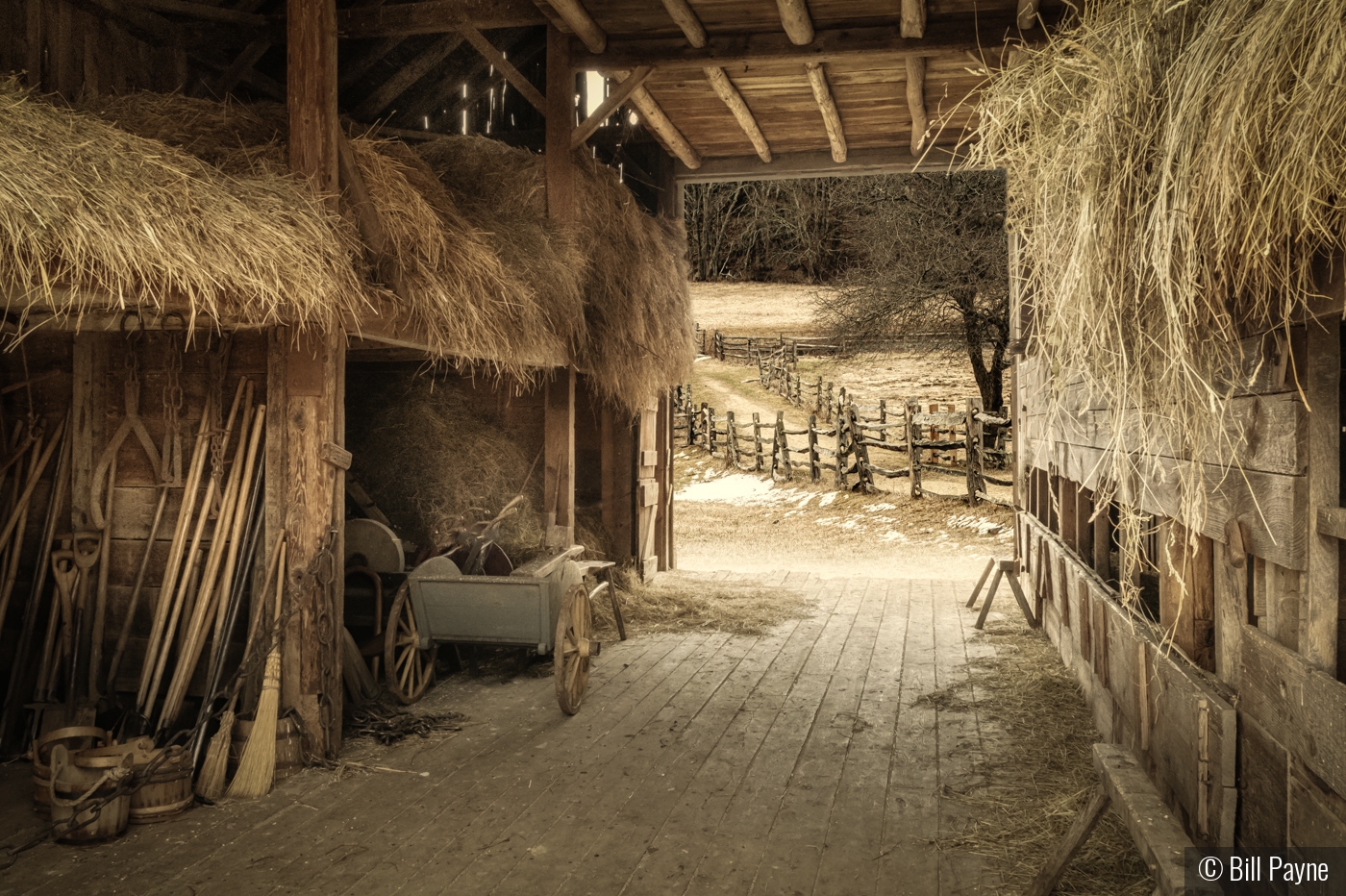 View From the Old Barn by Bill Payne