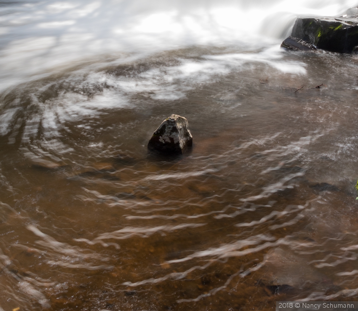 Wadsworth Falls tidal pool by Nancy Schumann