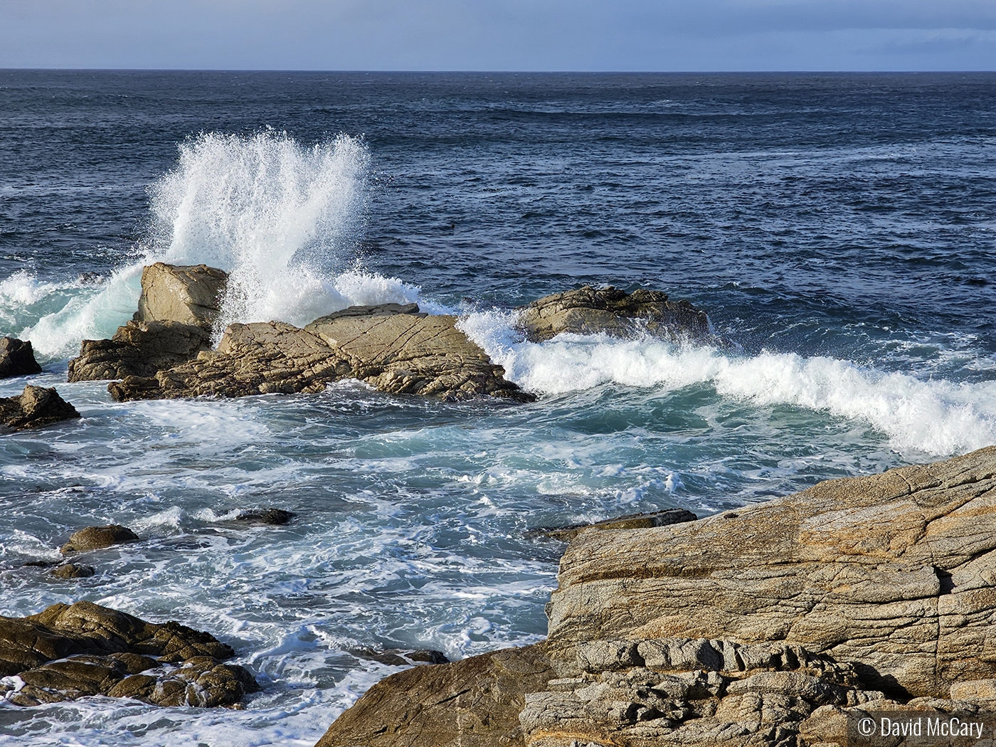 Wave Meets Rock by David McCary