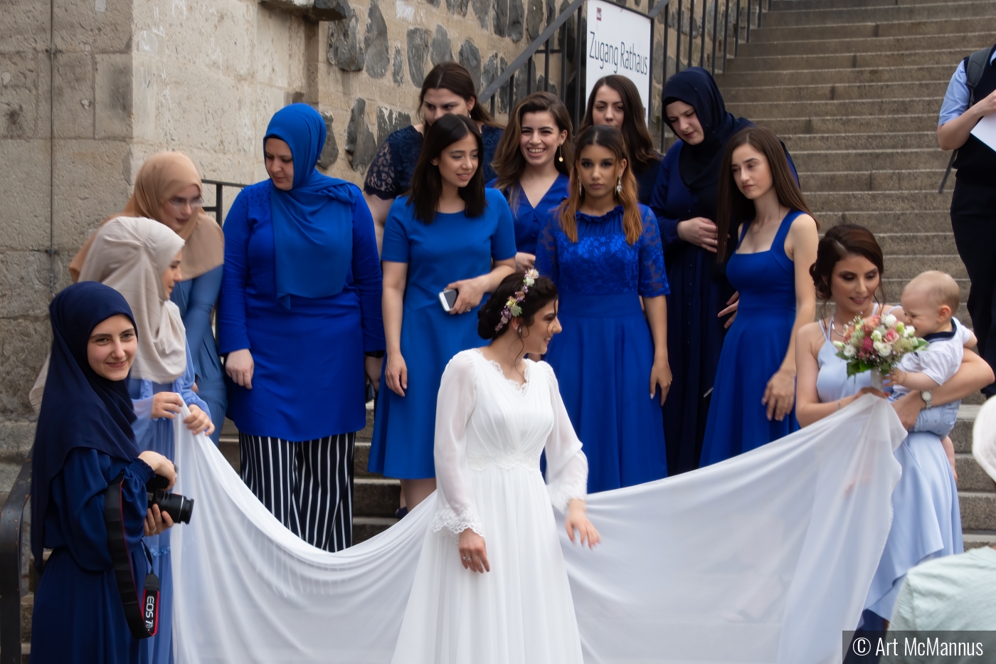 Wedding Candid - Cologne, Germany by Art McMannus