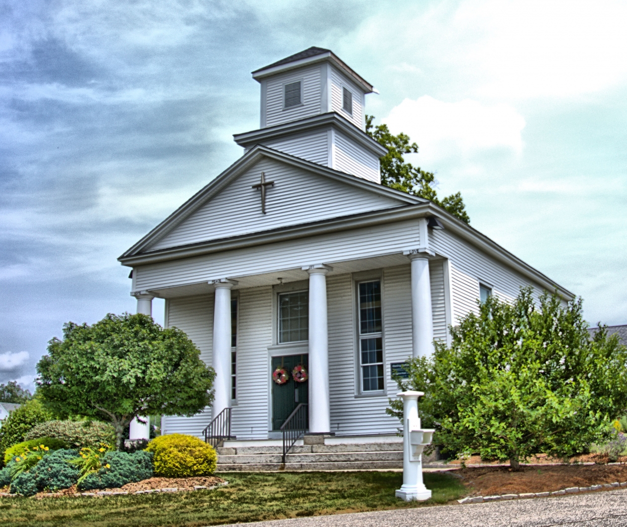 White Church by Charles Hall