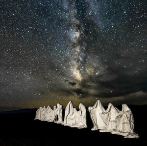 A ghostly last supper - Photo by Bert Sirkin