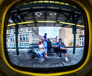 A Mothering Moment from Metro North - Photo by John Straub