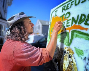 A Passionate Artist - Photo by Dolores Brown