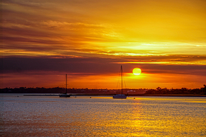 Class A 2nd: Amelia Island sunset by Jim Patrina