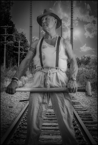 American Laborer (c. WPA 1933) - Photo by David Robbins